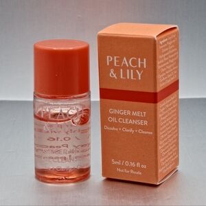5 For $25 Item🌸 Peach & Lily Ginger Melt Oil Cleanser